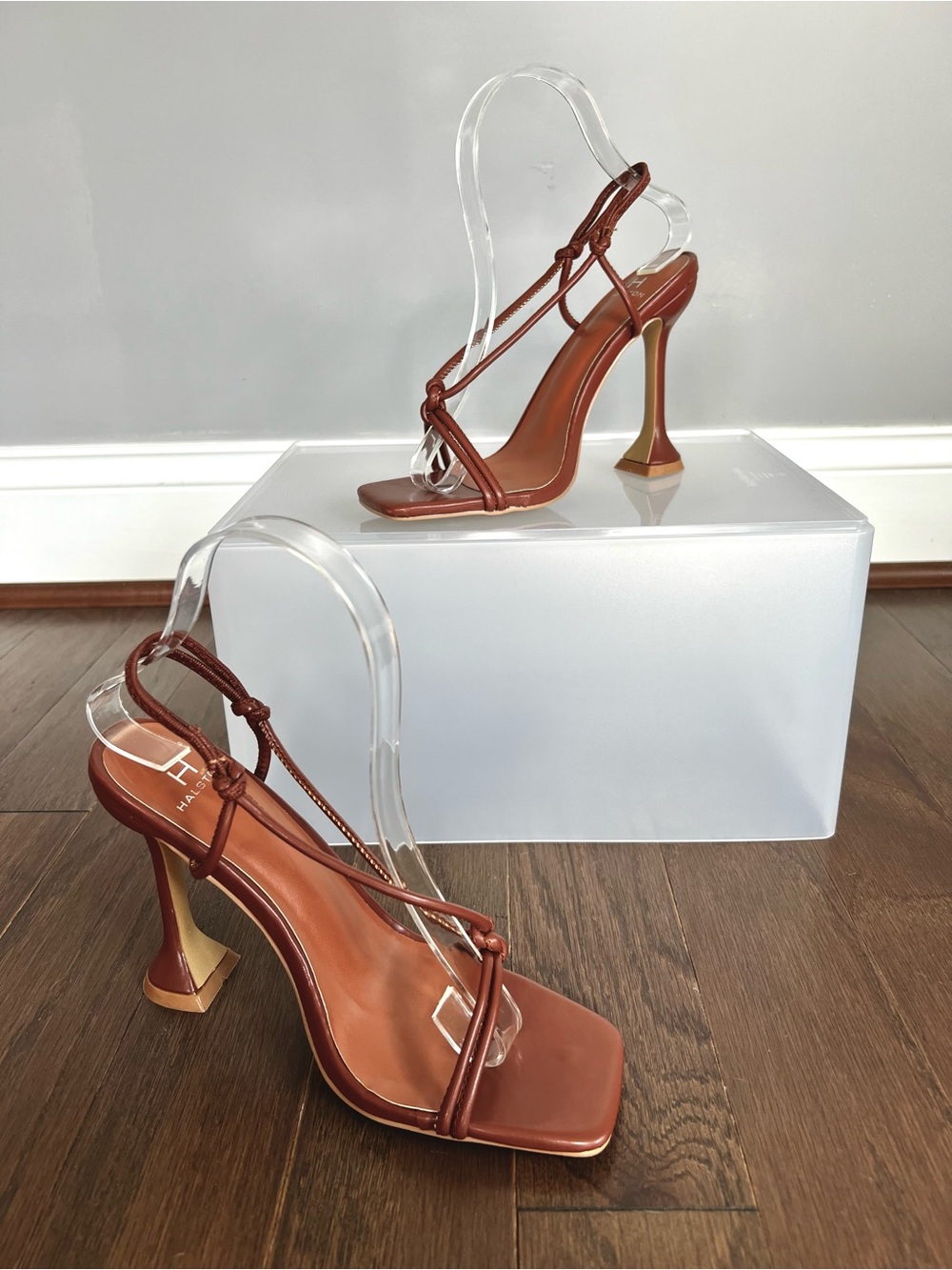 H by Halston Picasso Strappy Stiletto Sandals - Picture 2 of 11